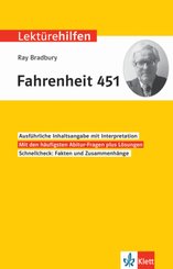 Lektürehilfen Ray Bradbury, Fahrenheit 451