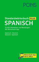 PONS Standardwörterbuch Plus Spanisch, m.  Buch, m.  Online-Zugang