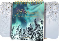 24 Momente, die wie Sterne leuchten, Tischkalender mit Flügeltüren