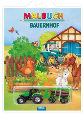 Malbuch Bauernhof, m. Spielzeug