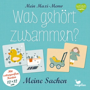 Was gehört zusammen? - Meine Sachen (Kinderspiel)