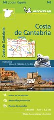 Michelin Karte Costa de Cantabria