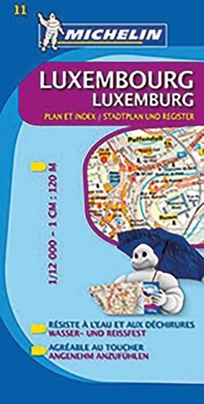 Michelin Karte Luxemburg. Luxembourg -