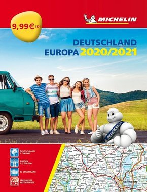 Michelin Straßenatlas Deutschland & Europa 2020/2021