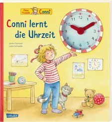 Conni-Pappbilderbuch: Conni lernt die Uhrzeit