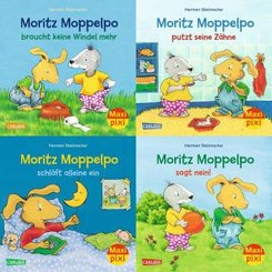 Maxi-Pixi-4er-Set 71: Moritz Moppelpo (4x1 Exemplar)