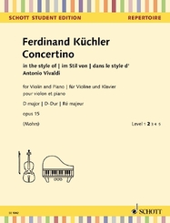 Concertino D-Dur, Violine und Klavier