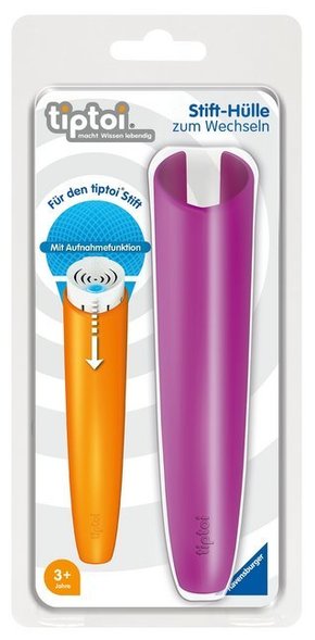 Ravensburger tiptoi Stifthülle zum Wechseln in Lila / Wechselhülle für den tiptoi Stift mit Aufnahmefunktion