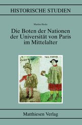 Die Boten der Nationen der Universität von Paris im Mittelalter
