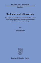 Baukultur und Klimaschutz.