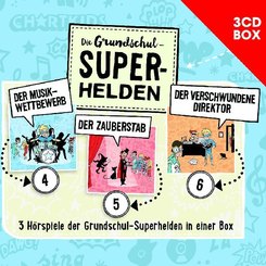 Die Grundschul-Superhelden, 3 Audio-CDs - Box.2