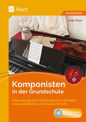 Komponisten in der Grundschule, m. 1 CD-ROM