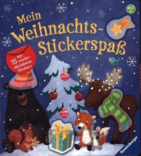 Mein Weihnachts-Stickerspaß