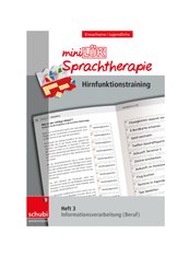 Schubi-LÜK-Sprachtherapie Erwachsene / miniLÜK-Sprachtherapie - Hirnfunktionstraining - H.3