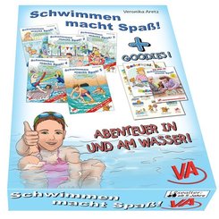 Schwimmen macht Spaß!-Box, m. 24 Buch, m. 1 Buch