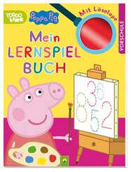 Peppa Pig Mein Lernspielbuch mit Löselupe. Mit wutzig viel Spaß durch die Vorschulzeit
