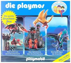 Die Playmos - Die große Drachen-Box, 3 Audio-CDs