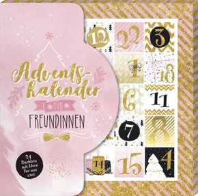 Adventskalender für Freundinnen - 24 Büchlein mit Ideen für uns zwei