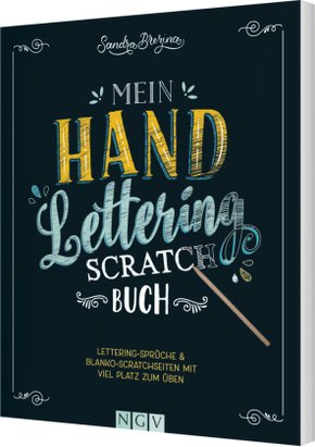 Mein Handlettering Scratch Buch, m. Holz-Stick