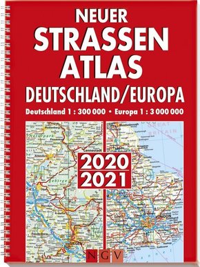 Neuer Straßenatlas Deutschland/Europa 2020/2021