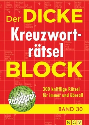 Der dicke Kreuzworträtsel-Block - Bd.30
