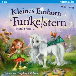 Kleines Einhorn Funkelstern, 1 Audio-CD - Tl.1-2