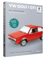 VW Golf I GTI - Buch und Kartonbausatz. Detailgetreuer Steckbausatz