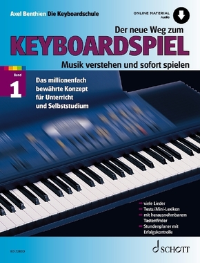 Der neue Weg zum Keyboardspiel, m. Online-Audiodatei - Bd.1