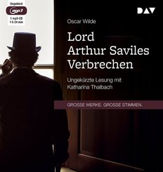 Lord Arthur Saviles Verbrechen, 1 Audio-CD, 1 MP3