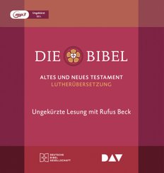 Die Bibel, Gelesen von Rufus Beck, 9 Audio-CD, 9 MP3
