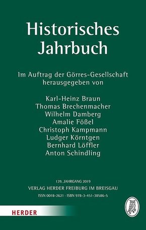 Historisches Jahrbuch - Jg.139