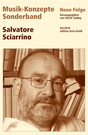 Musik-Konzepte (Neue Folge), Sonderband: Salvatore Sciarrino