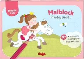 Kreativ Kids Malblock Prinzessinnen