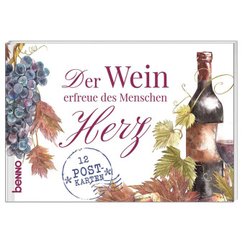 Der Wein erfreue des Menschen Herz, 12 Postkarten