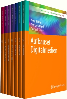 Bibliothek der Mediengestaltung - Aufbauset Digitalmedien, 7 Bde.
