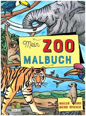 Mein Zoo Malbuch