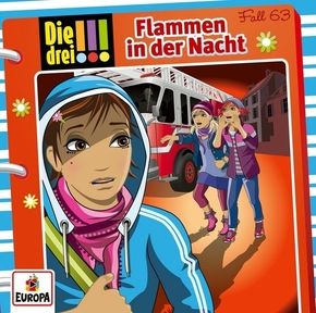 Die drei !!! - Flammen in der Nacht, 1 Audio-CD