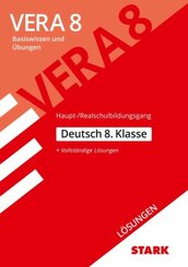 STARK Lösungen zu VERA 8 Haupt-/ Realschulbildungsgang - Deutsch