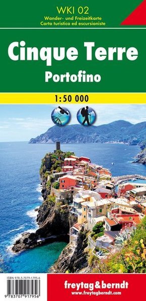 Freytag & Berndt Wander-, Rad- und Freizeitkarte Cinque Terre - Portofino, Wanderkarte 1:50.000, WKI 02