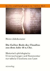 Die Gallier-Rede des Claudius aus dem Jahr 48 n. Chr.