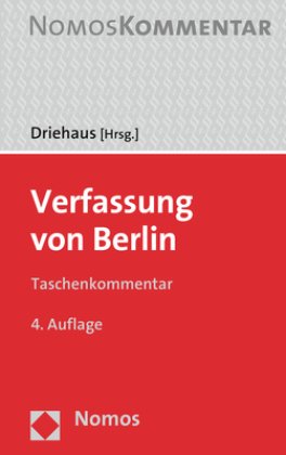 Verfassung von Berlin, Taschenkommentar
