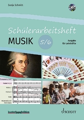 Schülerarbeitsheft Musik, Ausgabe für Lehrkräfte, m. Audio-CD