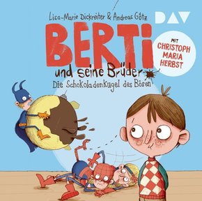 Berti und seine Brüder - Die Schokoladenkugel des Bösen, 2 Audio-CDs