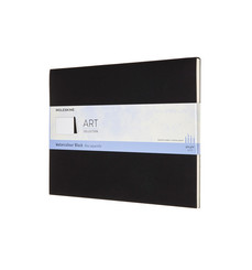 Moleskine Wasserfarbblock XL, 200G-Aquarellpapier, Soft Cover, Schwarz
