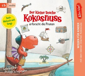 Der kleine Drache Kokosnuss erforscht die Piraten, 1 Audio-CD