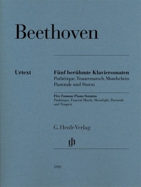 Ludwig van Beethoven - Fünf berühmte Klaviersonaten