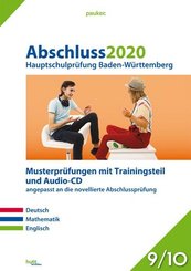Abschluss 2020 - Hauptschulprüfung Baden-Württemberg, m. Audio-CD