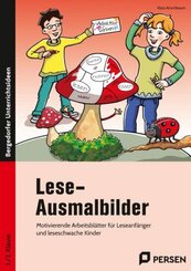 Lese-Ausmalbilder