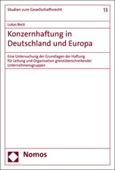 Konzernhaftung in Deutschland und Europa