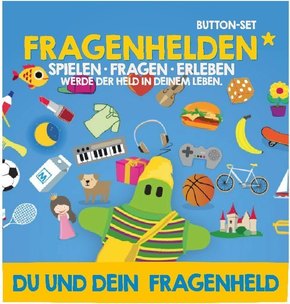 Fragenhelden Button - Du und dein Fragenheld